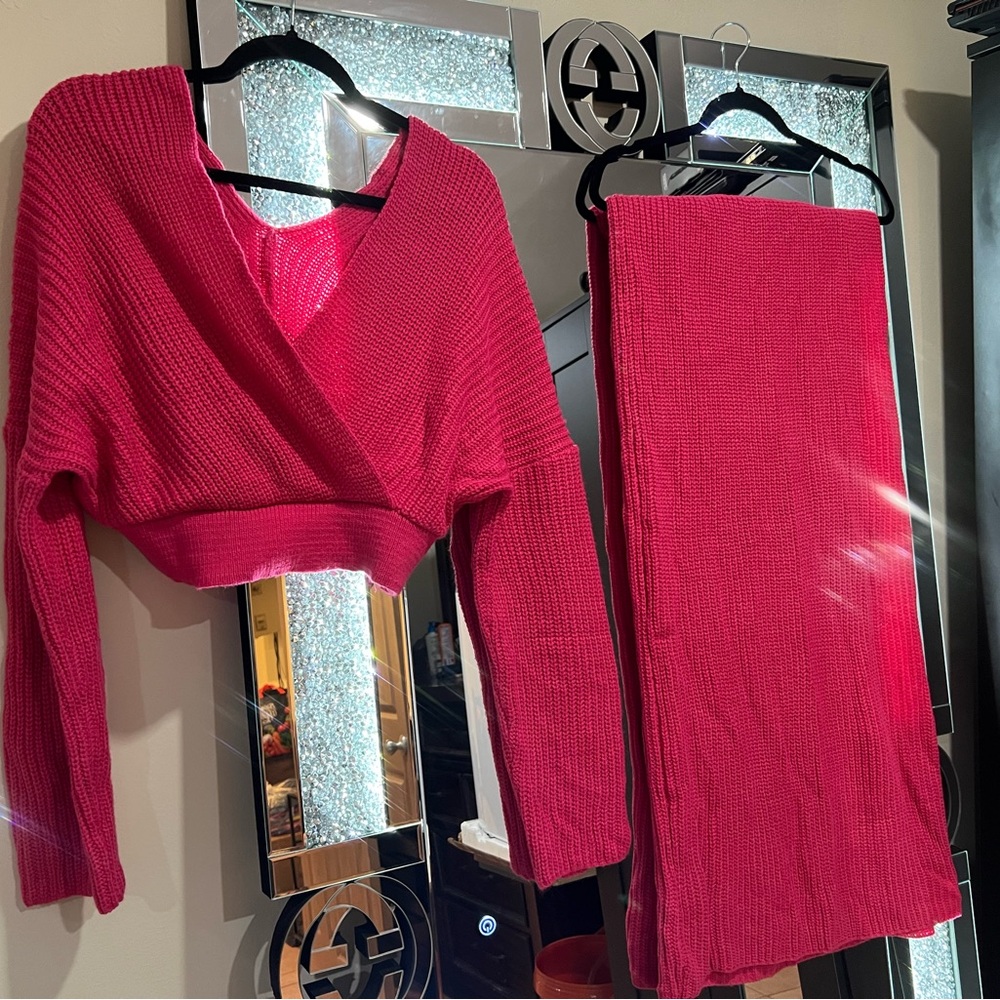 Shein sweather top and skirt size medium